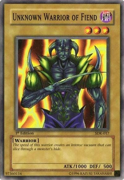 Unknown Warrior of Fiend