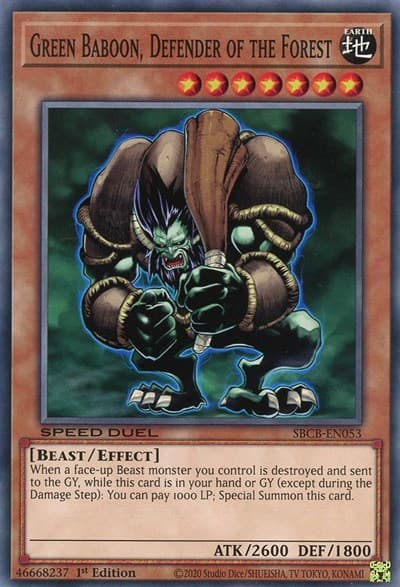 Green Baboon, Defender of the Forest