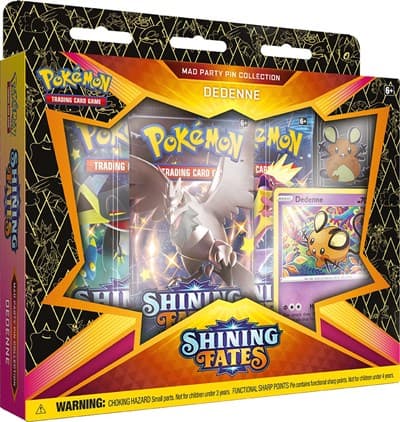 Shining Fates Mad Party Pin Collection [Dedenne]