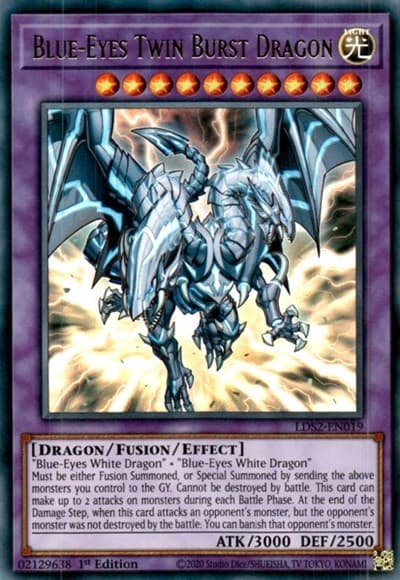 Blue-Eyes Twin Burst Dragon