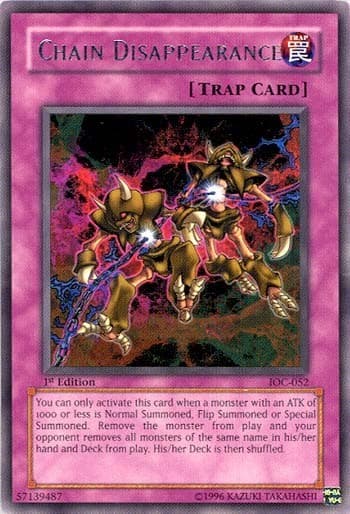 Chain Disappearance