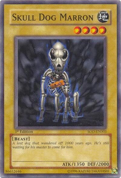 Skull Dog Marron