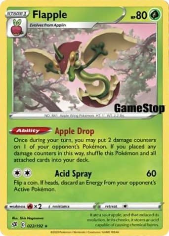 Flapple - 022/192 (Gamestop Exclusive)