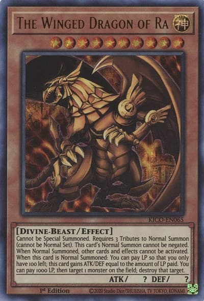 The Winged Dragon of Ra (Ultra Pharaoh's Rare)
