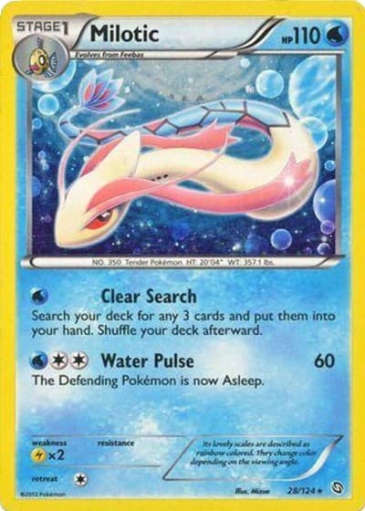 Milotic - 28/124 (Cosmos Holo)
