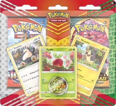 2 Pack Blister [Snorlax, Morpeko & Applin Cards]