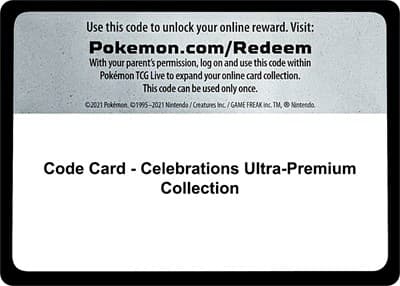 Code Card - Celebrations Ultra-Premium Collection