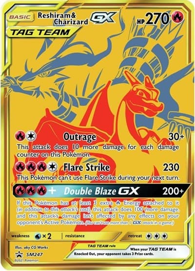 Reshiram & Charizard GX
