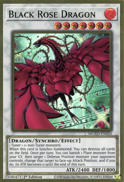 Black Rose Dragon (Alternate Art)