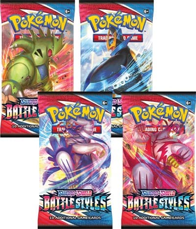 Battle Styles Booster Pack Art Bundle [Set of 4]