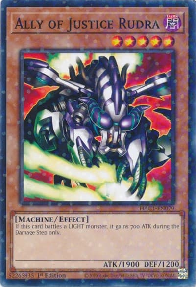 Ally of Justice Rudra (Duel Terminal)