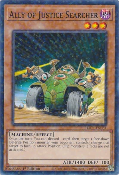 Ally of Justice Searcher (Duel Terminal)