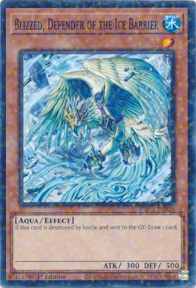Blizzed, Defender of the Ice Barrier (Duel Terminal)
