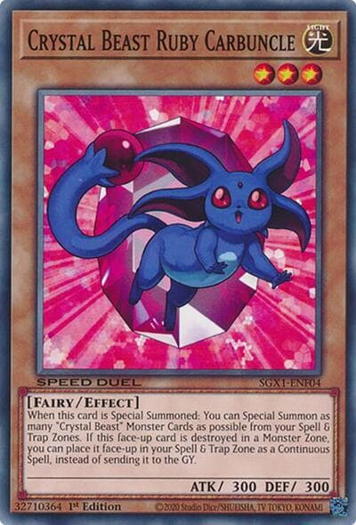 Crystal Beast Ruby Carbuncle