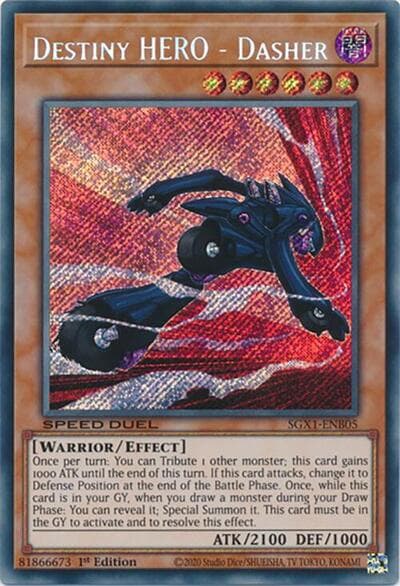 Destiny HERO - Dasher (Secret Rare)