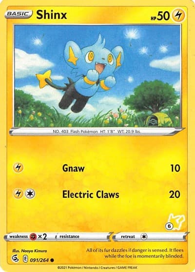Shinx - 091/264 (#6 Pikachu Stamped)