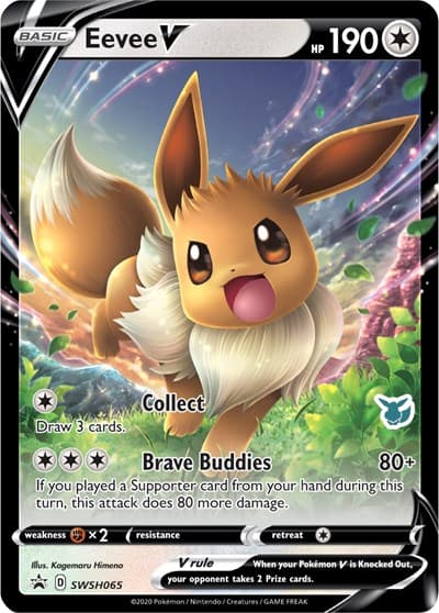 Eevee V - SWSH065 (Eevee Stamped) #SWSH065