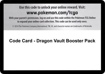 Code Card - Dragon Vault Booster Pack