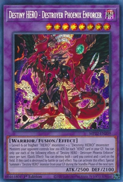 Destiny HERO - Destroyer Phoenix Enforcer