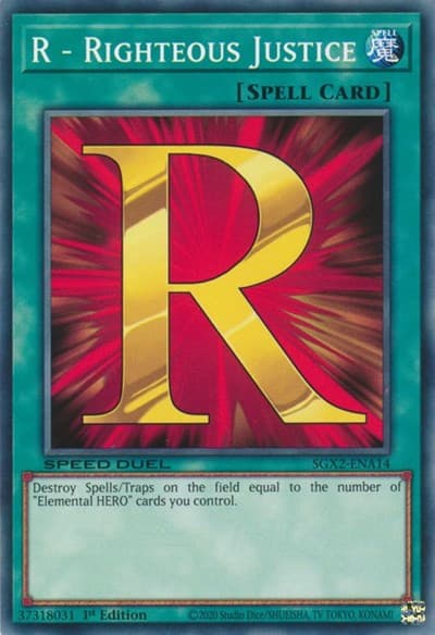 R - Righteous Justice