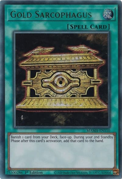 Gold Sarcophagus (Ultra Pharaoh's Rare)