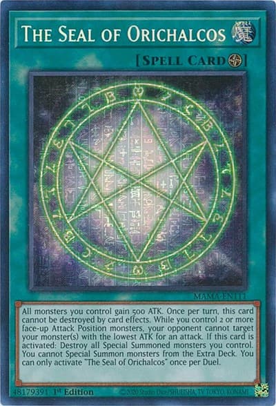 The Seal of Orichalcos (Ultra Pharaoh's Rare)