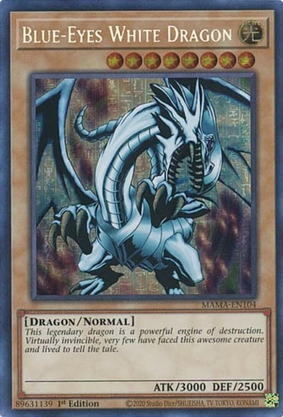 Blue-Eyes White Dragon (Secret Pharaoh's Rare)
