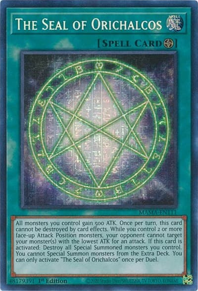 The Seal of Orichalcos (Secret Pharaoh's Rare)