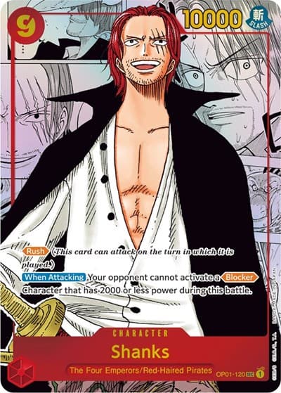 Shanks (Parallel) (Manga) (Alternate Art) #OP01-120
