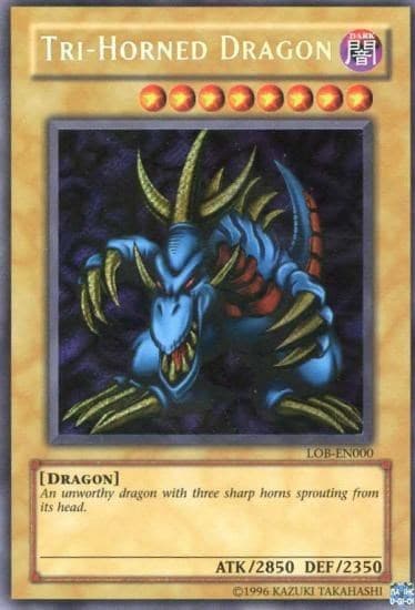 Tri-Horned Dragon (LOB-EN000)