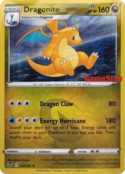 Dragonite - 131/195 (Gamestop Exclusive)