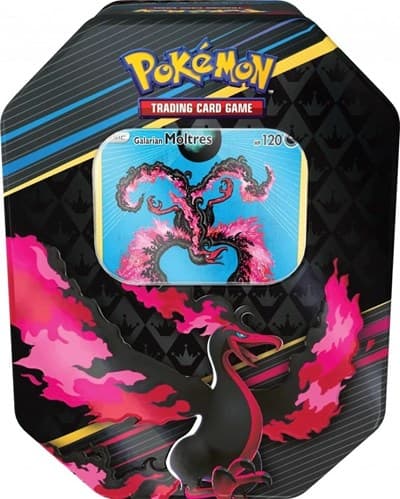 Crown Zenith Tin [Galarian Moltres] (International Version)
