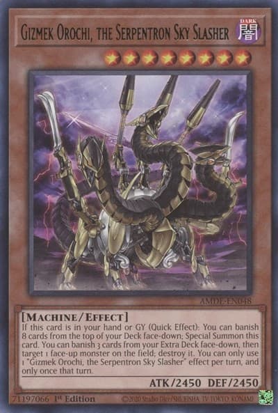 Gizmek Orochi, the Serpentron Sky Slasher