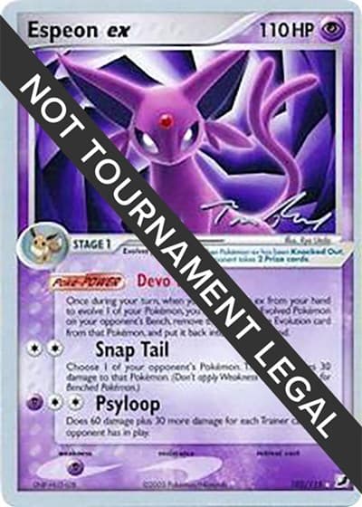 Espeon ex - 2007 (Tom Roos)