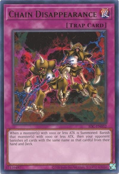 Chain Disappearance