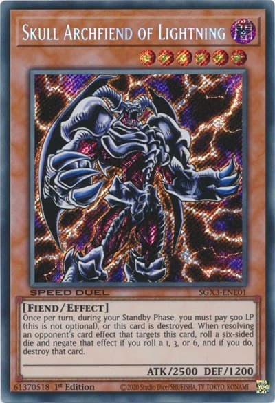 Skull Archfiend of Lightning (Secret Rare)