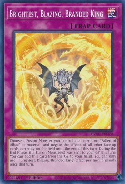 Brightest, Blazing, Branded King