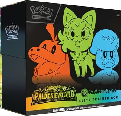 Paldea Evolved Pokemon Center Elite Trainer Box (Exclusive)