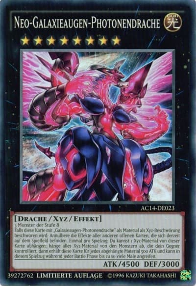 Neo Galaxy-Eyes Photon Dragon (German) - "Neo-Galaxieaugen-Photonendrache"