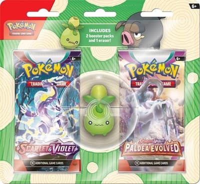 Pokemon TCG: Back to School Eraser Blister [Smoliv]