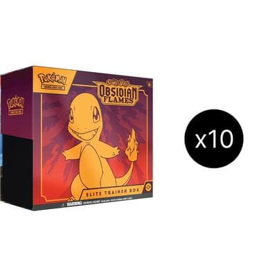 Obsidian Flames Elite Trainer Box Case