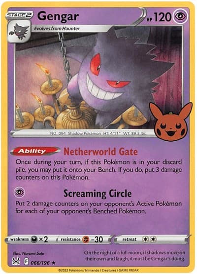 Gengar (2022 Copyright Date) #066/196