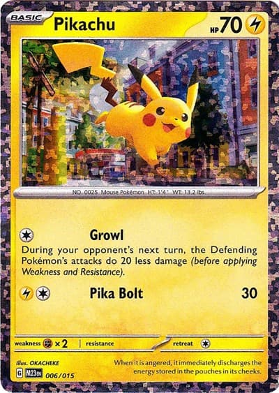 Pikachu #006/015