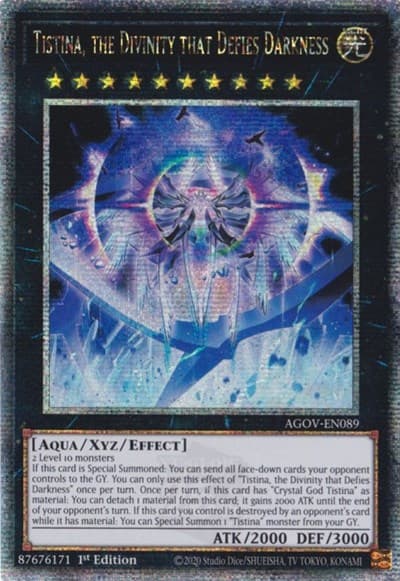 Tistina, the Divinity that Defies Darkness (Quarter Century Secret Rare)