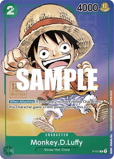 Monkey.D.Luffy (037) (1st Anniversary Tournament)
