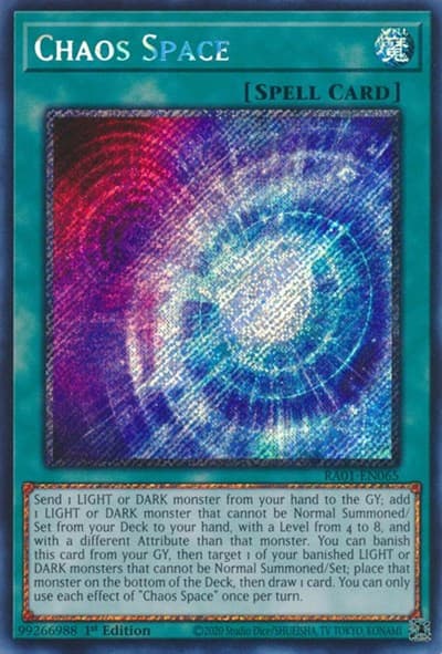 Chaos Space (Platinum Secret Rare)
