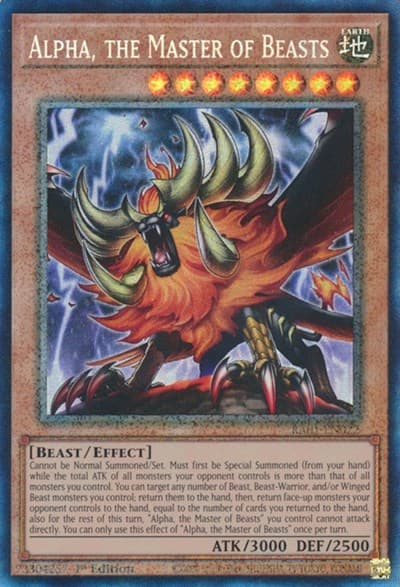 Alpha, the Master of Beasts (PCR)