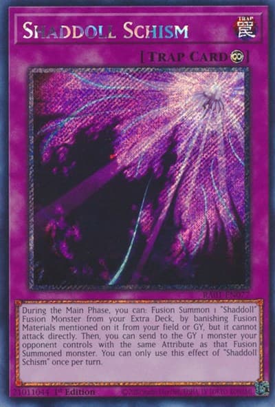 Shaddoll Schism (Platinum Secret Rare)