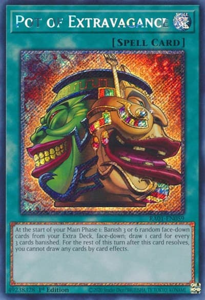 Pot of Extravagance (Platinum Secret Rare)