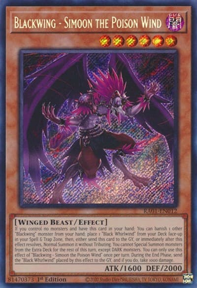 Blackwing - Simoon the Poison Wind (Secret Rare)